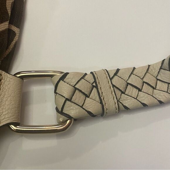 Dana Buchman Brown & Cream Animal Print Women's Large Handbag-Mobwife - Picture 15 of 15